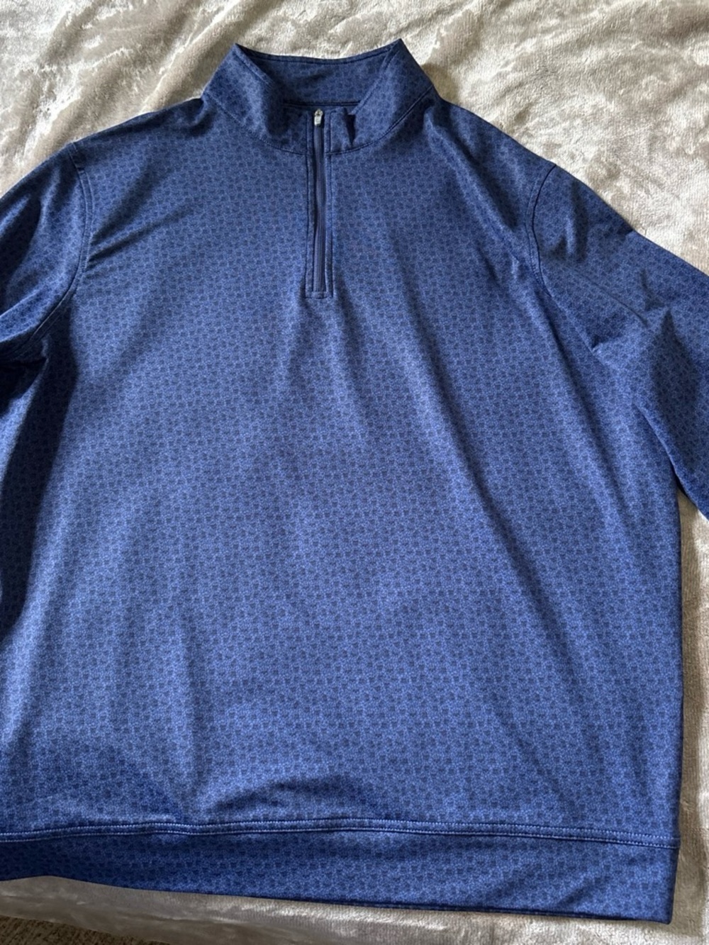 Peter Millar Men's Quarter-Zip Performance Sweater - Navy Blue